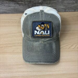 Northern Arizona Lumberjacks Hat Cap Snapvback Gray Logo Patch NAU